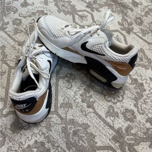 Nike White and Brown Sneakers